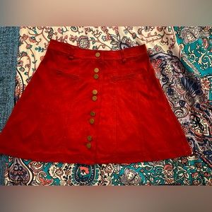 Zara Mini red skirt size XS